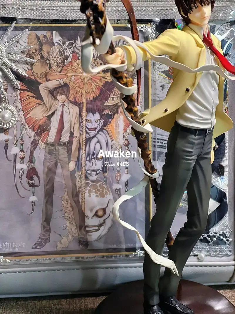 26cm Death Note Anime Yagami Light Action Figure Statue Figurines Pvc Collection sculpture Model Toy Boy Christmas Gift ornament