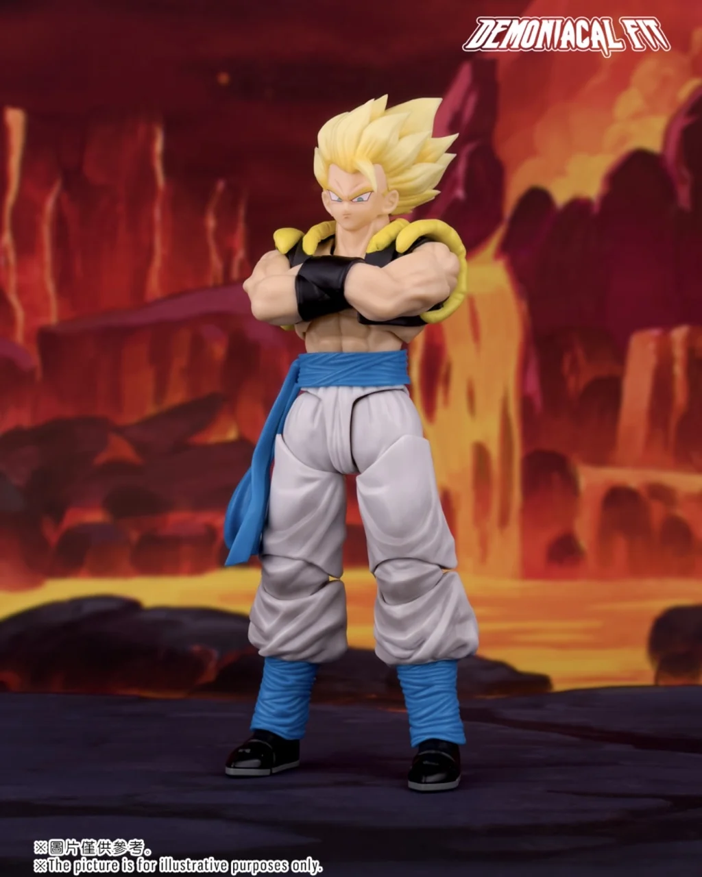 In Stock Demoniacal Fit Gogeta Figure Dragon Ball Z SHF Hero Waltz Gogeta The Supreme Dance Super Saiyan Trunks Action Figures - Image 5
