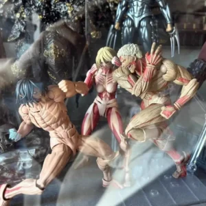 Attack on Titan Figure Revoltech Female Titan Action Figures Amazing Yamaguchi Annie Leonhart Girl Titan Figurine PVC Model Toys