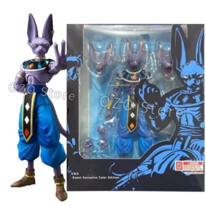 Hot Anime Figure Shf Dragon Ball Z Beerus Super God of Destruction Action Figures PVC Collection Model Toy For Children Gift