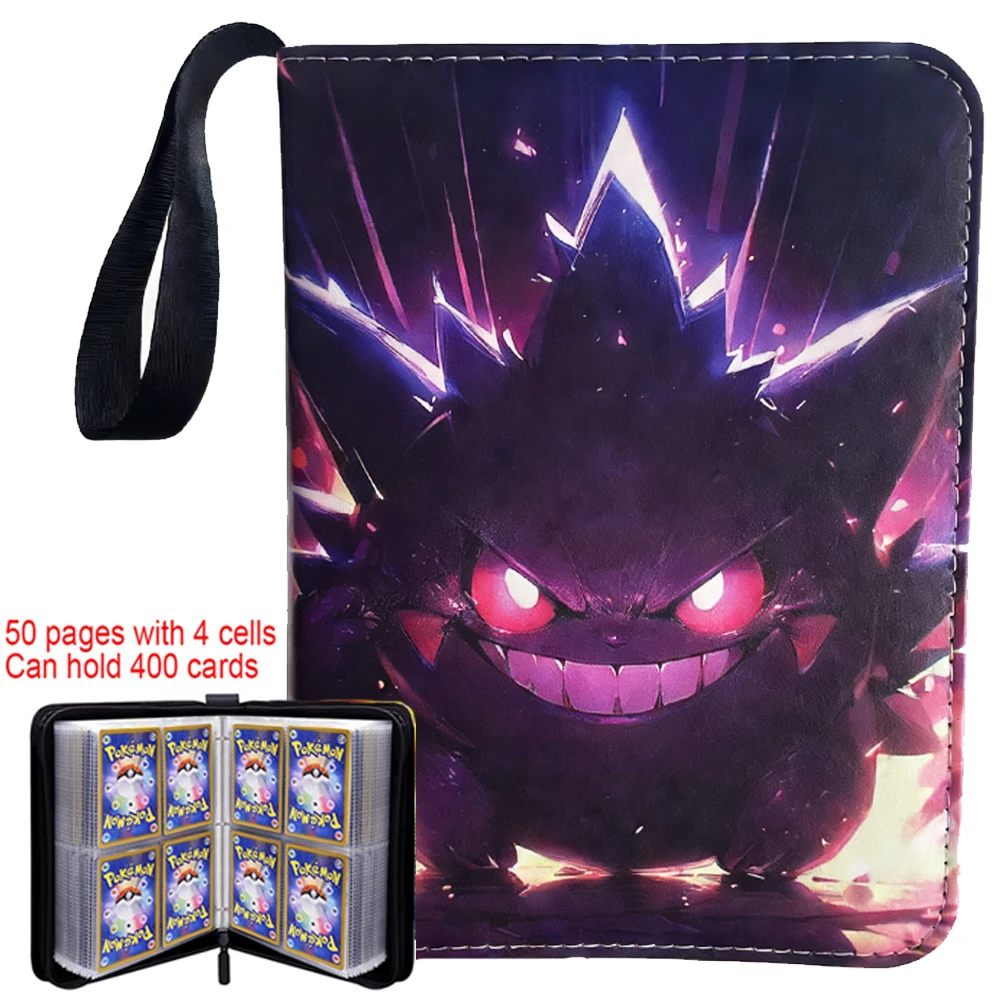 @New Pokemone Card Album PU Zipper Photo Album Collection Book Anime Figure Album Hobby File Kids Toy Gifts In Stock - Image 7