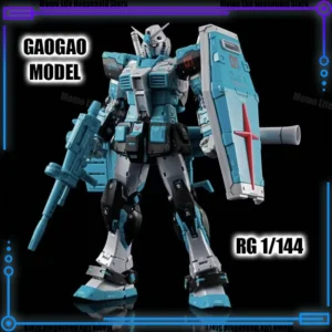 New GAOGAO Model 1/144 RG RX-78-2 2.0 Miku Color scheme Assembly Model Kits Plastic skeleton Action Figure Robot Plastic Model
