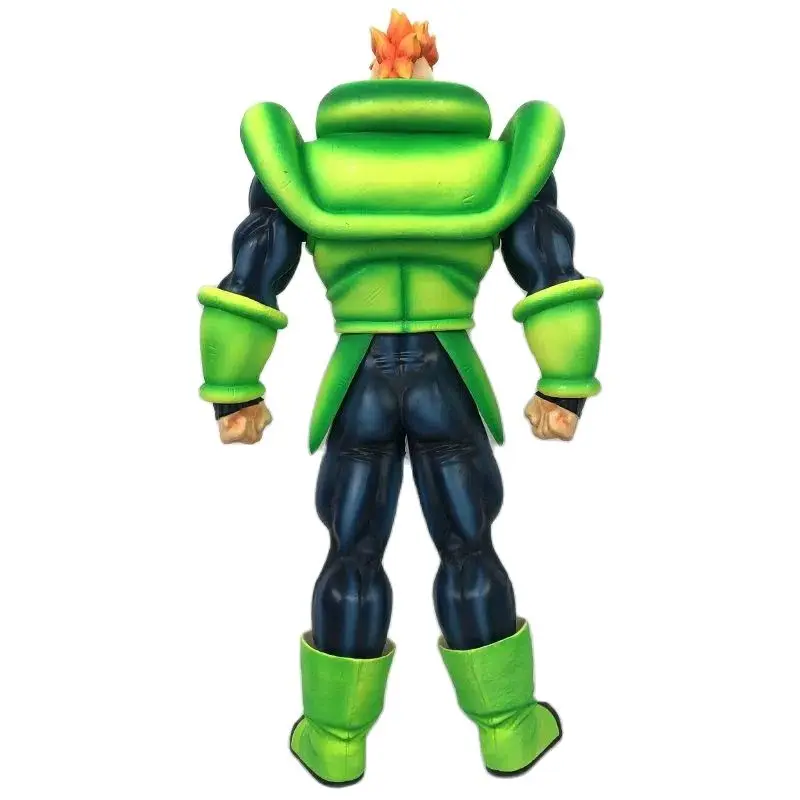 41cm Anime Dragon Ball Lchiban Action Figure ANDROID #16 Statue PVC Movable Collection Doll Super Saiyan Gk Figurine Model Toys