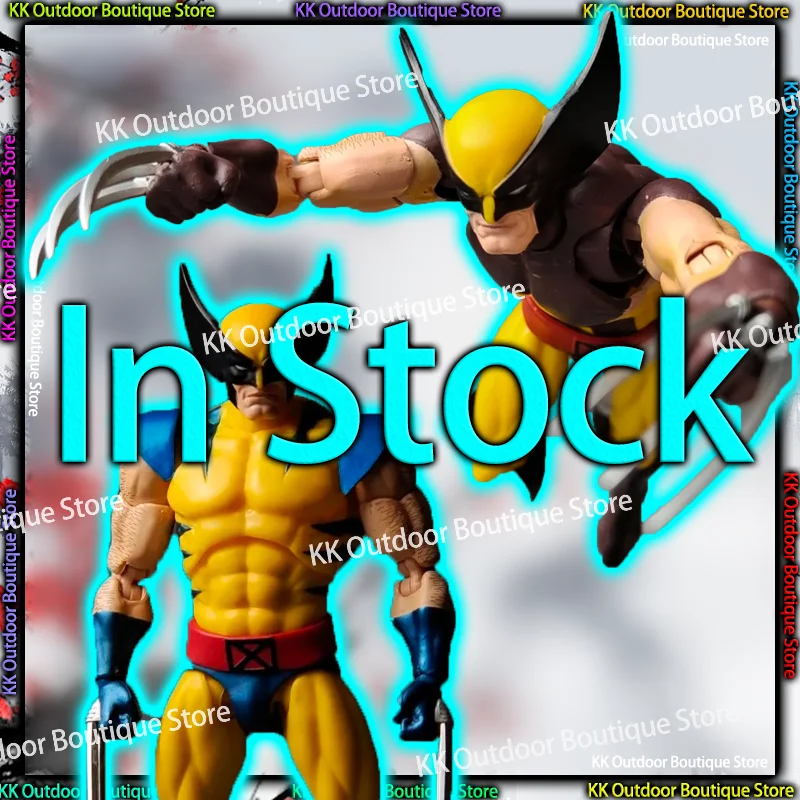 In Stock Ct Toys Brown Wolverine Mafex 138 Blue Figure Yellow 096 Comic Ver X-Men Anime Action Figure Figurine Custom Gifts Toys