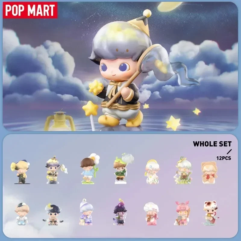 POP MART  DIMOO Weaving Wonders Series Anime Action Figure Guess Bag Ornament Figurines Home Decor Desktop Dolls Model Girl Gift
