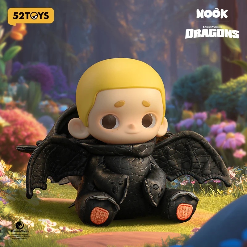 52TOYS NOOK Limited Edition- NOOK x Toothless, Height: 17cm/6.7inch