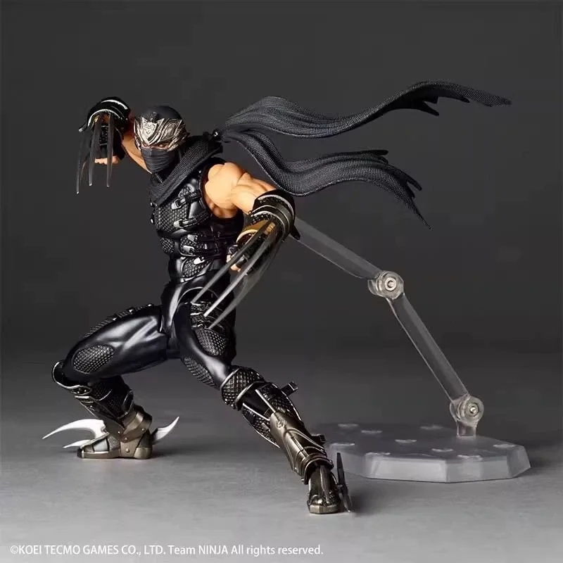 In Stock Revoltech 1/12 Amazing Yamaguchi Ryu Hayabusa Ninja Gaiden Action Anime Figures Collection PVC Movable Model Toys Gifts