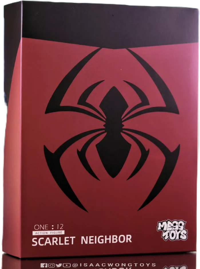 In Stock Mess Toys Spider Man Scarlet Spider Kaine Parker Messtoys Spiderman Black Suit Symbiote Anime Action Figure Gift Toys - Image 7