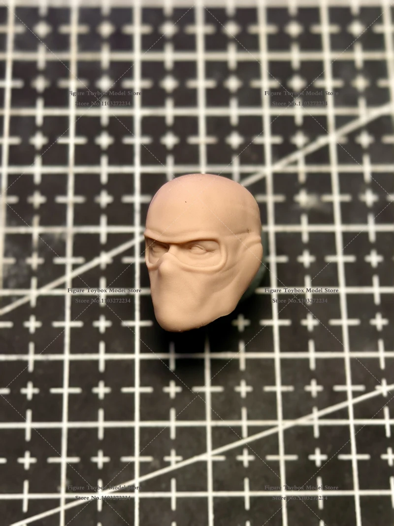 1/12 Bullseye Man Figure Comic Villain Unpainted Head Sculpt Model Toys Accessory For 6" Ml Shf Mezco Figure Body Customization - Image 5