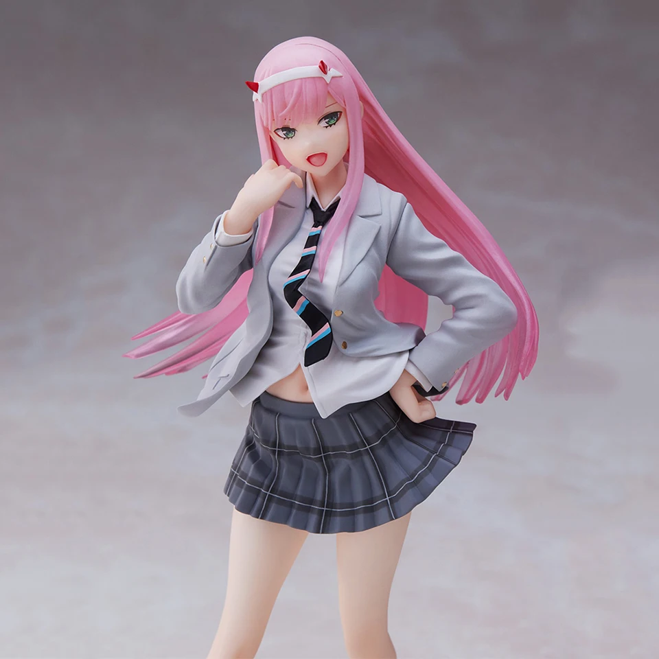 Original Genuine TAITO DARLING in the FRANXX 18cm  Zero Two PVC Anime Action Figure Toys Collection Doll Christmas Gift