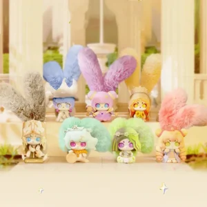 Cup Rabbits Dreamland Journey Series Anime Action Figure Guess Bag Ornament Figurines Home Decor Desktop Dolls Model Girls Gift