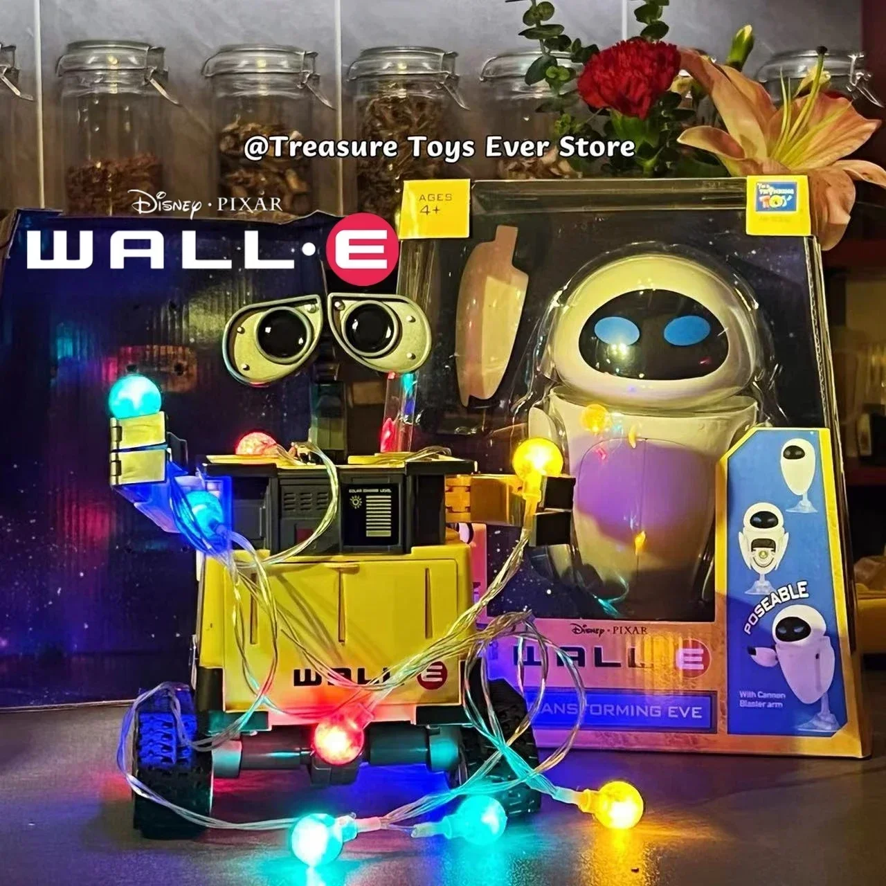 Disney Walle Toys EVE Transforming WALL E Anrme Robot Action Figure Model PVC Toy Kid Birthday Gift for Children CollectionMovie - Image 8