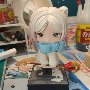 Anime Frieren q-version kawaii Standing posture Action Figure PVC Model statue Toys Desktop ornament Collectible Gifts boxed