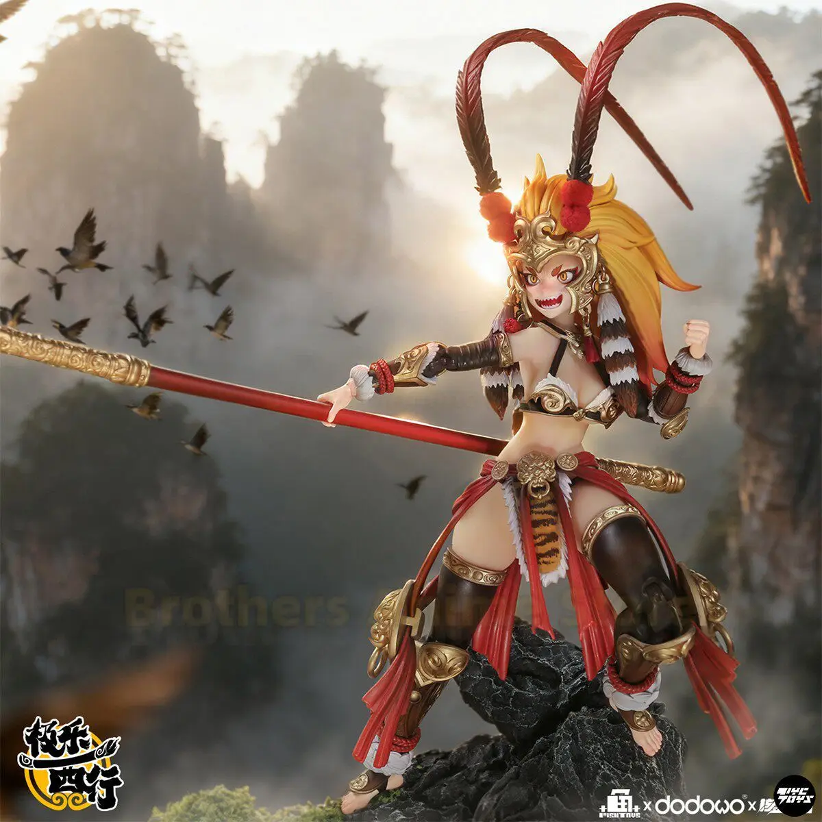Pre-sale: Fish TOYS Nuclear Gold Reconstruction: Journey to the West in Bliss - Wukong 1/9 Scale, Full-Figured and Articulated - Image 5