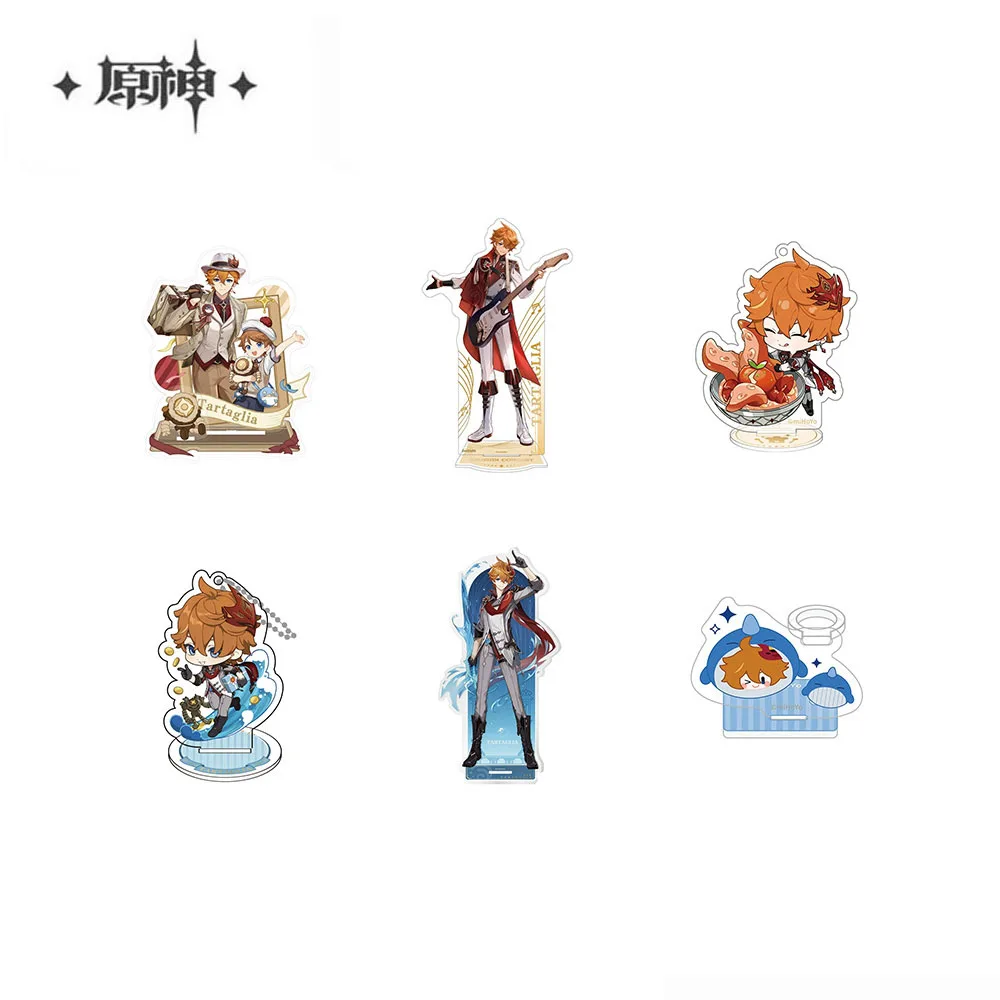 Sunsyea Official Genshin Impact Merch From miHoYo Tartaglia Acrylic Stand Ornament Anime Collection