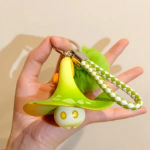 Genshin Impact Official Authentic Floating Grass Mushroom Hard Plastic Metal Pvc Creative Bag Wall Decoration Toy Gift