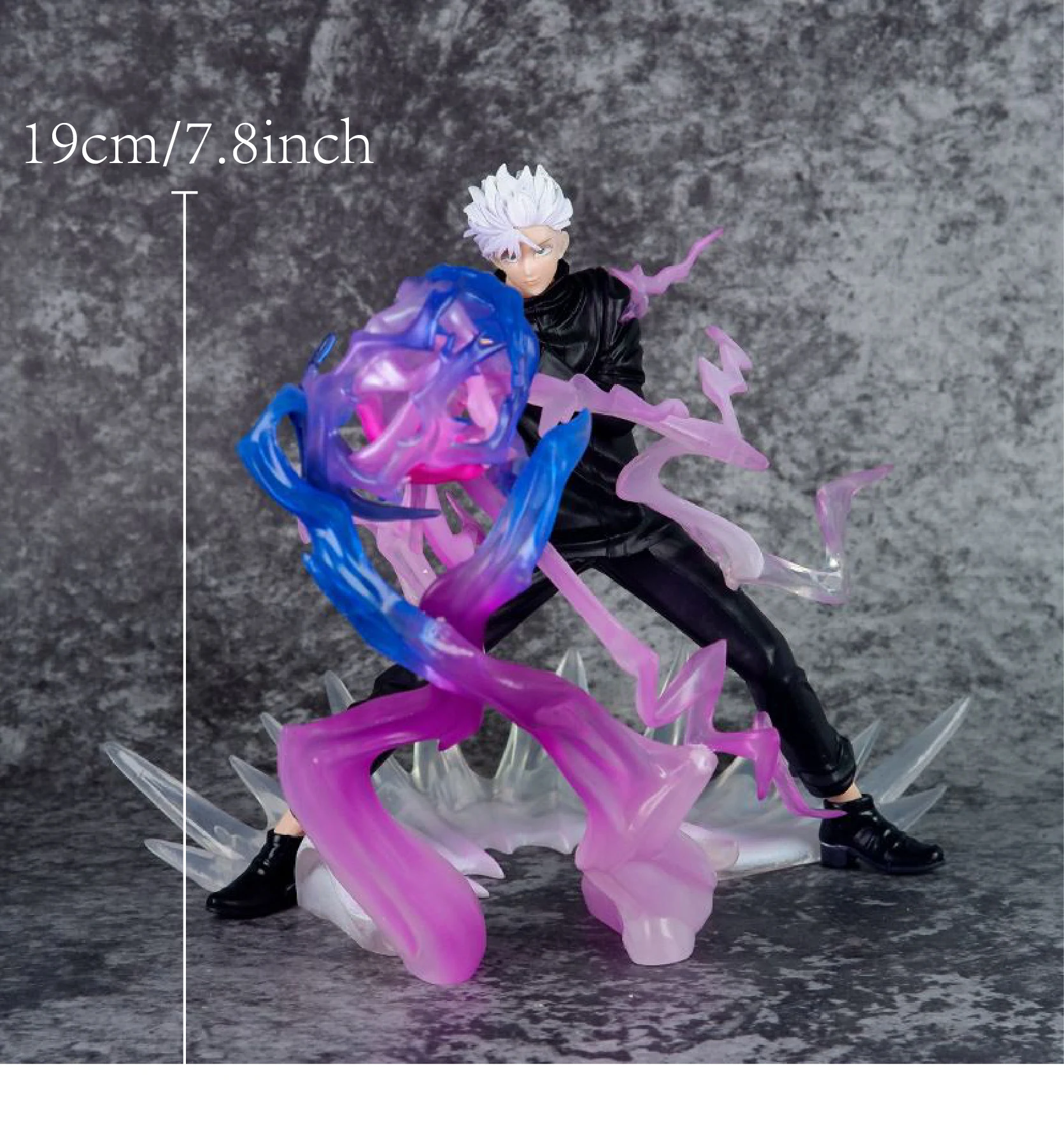 19cm 7.8 inch Anime Special Effects Gojo Satoru Action Figures Pvc Statue Desktop Ornamen Collection Statue Model Decoration Roo