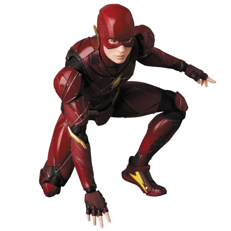 In Stock Mafex 058 The Flash Action Figures Toys 16cm Movable Statues Model Doll Collectible Ornaments Gifts - Image 3
