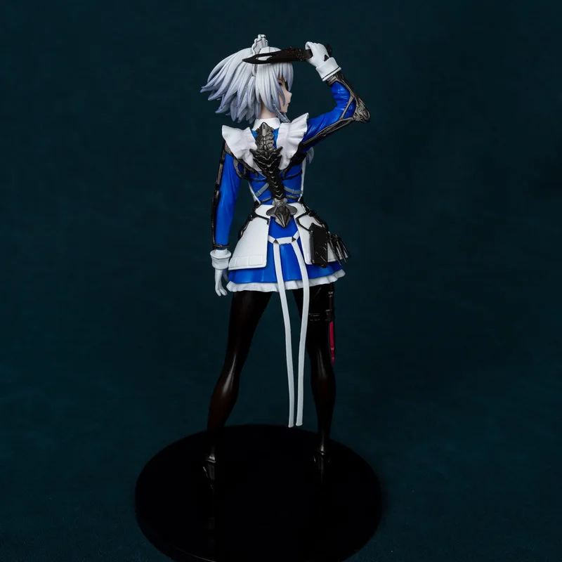 23cm Touhou Project Izayoi Sakuya Maid Hold A Knife Game Girl Figure Model Statue Boy Collection Desktop Decoration Ornament Toy - Image 3