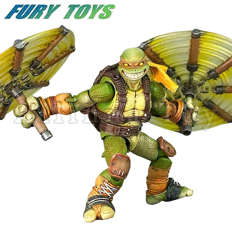 Fury Toys 1/12 5inches Action Figure Wave 3 Rage Samurai Force Turtle Summer Anime Model