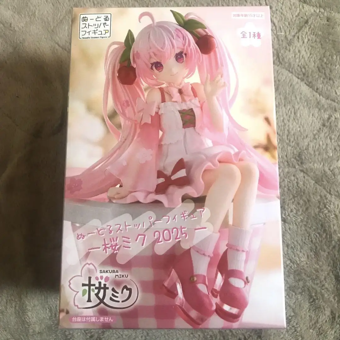 In Stock FuRyu Noodle Stopper Hatsune Miku -Sakura Miku 2025 Ver.- PVC 14CM Anime Action Figures Model Collection Toy