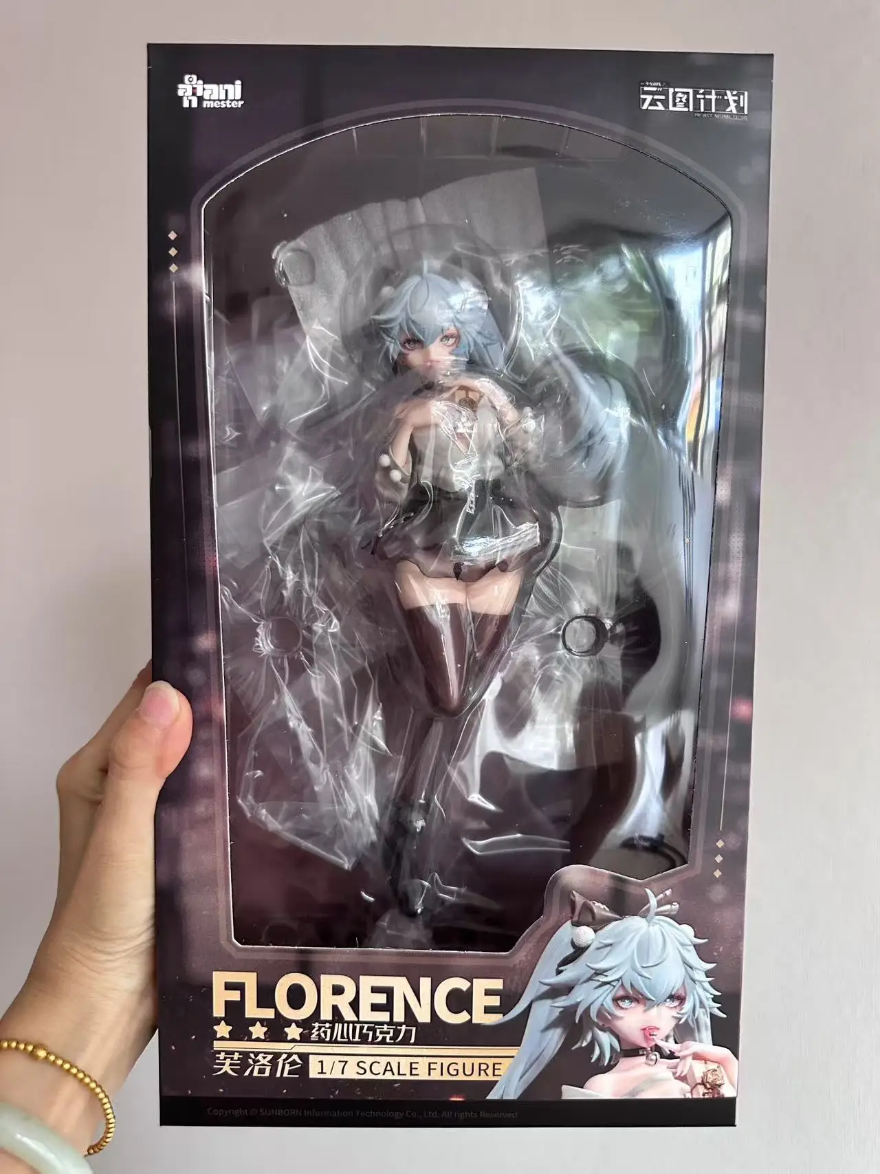 Original Anime Girl Frontline Characters, 1/7 Scale Moveable Collectible Toys, Florence Neurons Anime Figure Model Toy