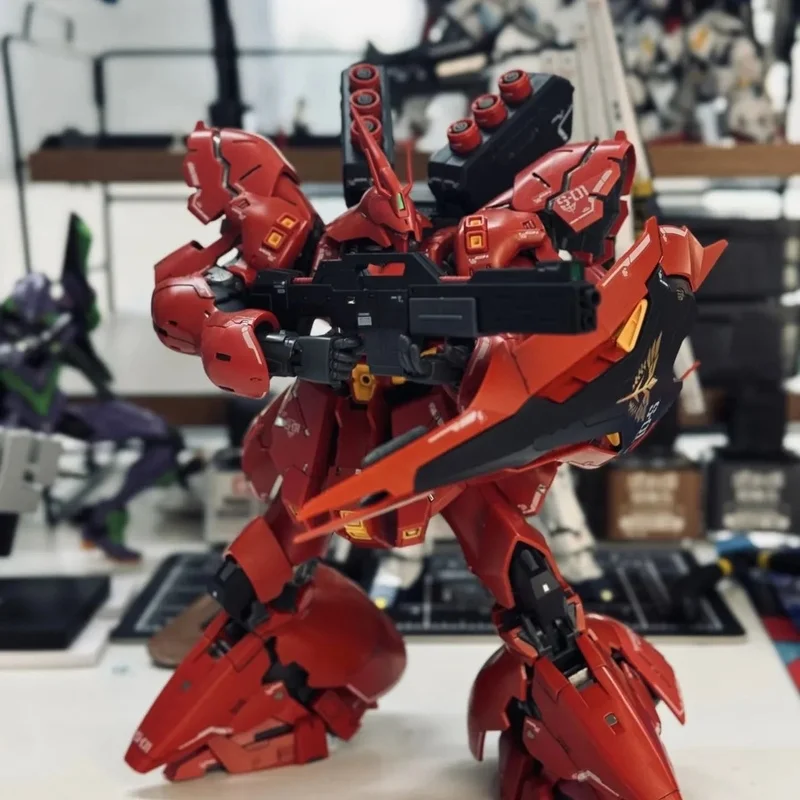 RG 1/144 Sazabi Assembly Model Kit Action Figures Plastic Model Toys Comes With Water Decals Desktop Ornament Boys Collect Gifts - Image 3