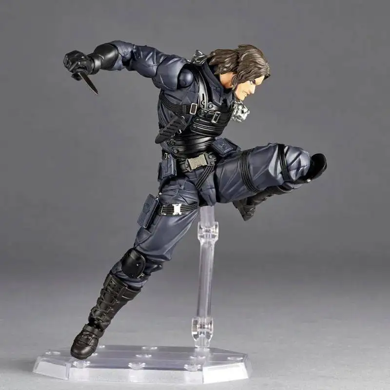 Marvel The Avengers Winter Soldier Perfect Killer NR029 PVC Action Figure Toys Kids Gifts Collectible Model 14cm
