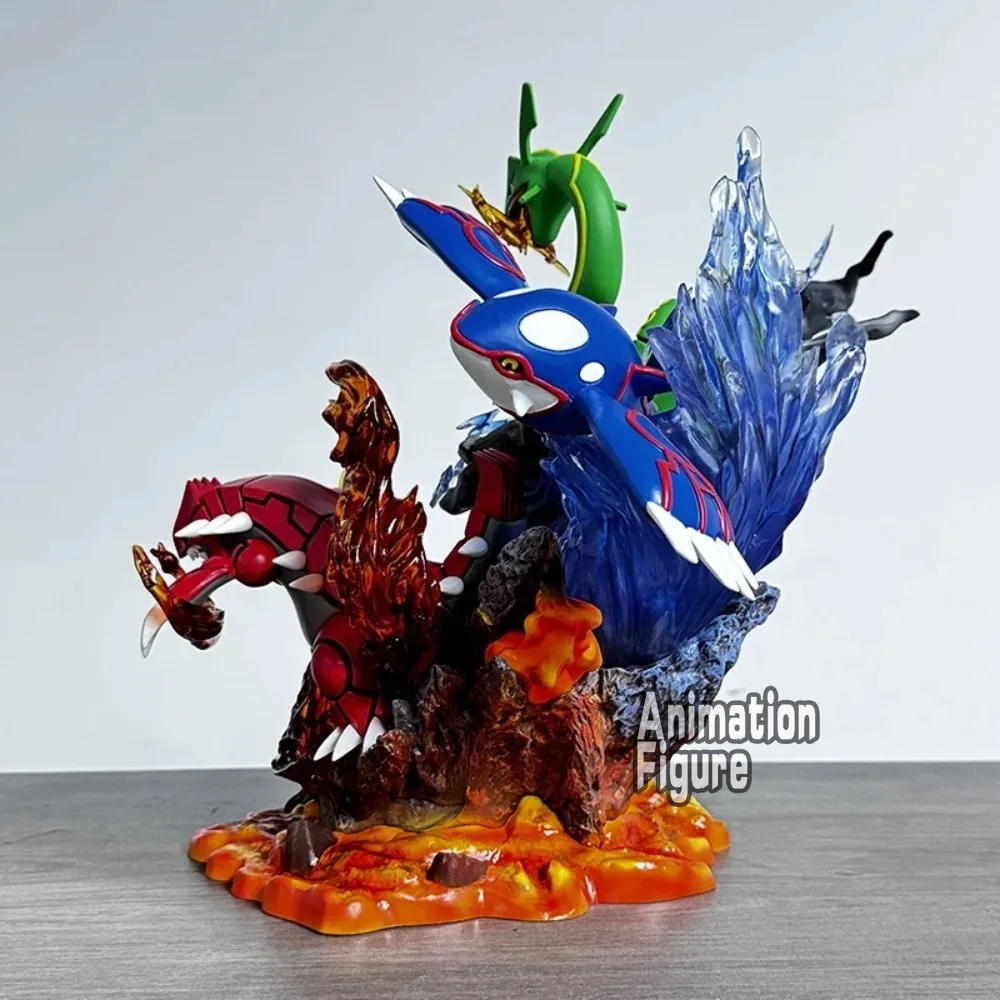 35cm/13.78in Anime Pokemon Figure Groudon Kyogre Rayquaza Action Figures Pvc Collection Model Toys for Childre Gifts - Image 5
