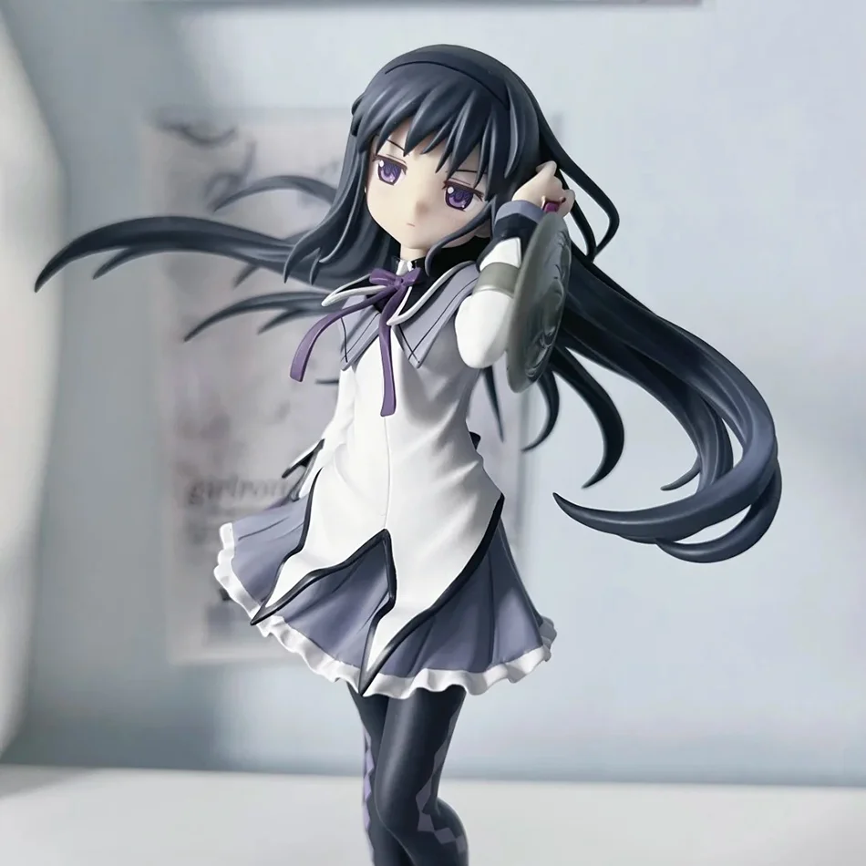 18CM Puella Magi Madoka Magica Aniem Figure Akemi Homura Magic Girl PVC Anime Action Figures Model Anime Cartoon Model Doll Gift - Image 4