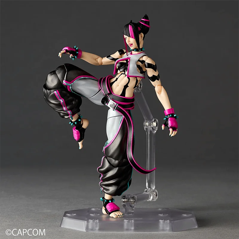 In Stock Kaiyodo Revoltech Amazing Yamaguchi Han Juri Street Fighter 4 Action Figure Toy Model Gift - Image 4