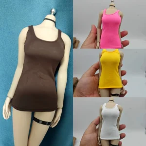 1/6 Hip Wrap Skirt Dress Model with Plastic Ultra fine neck cover Leg ring Model for 12in Female soldier figure doll accessory