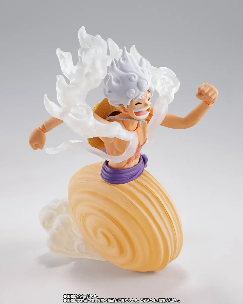 in stockOriginal BANDAI ONE PIECE S.H.Figuarts SHF Monkey D. Luffy Gear 5 Future Island Egg Action Figure Collectible Model Toys - Image 5