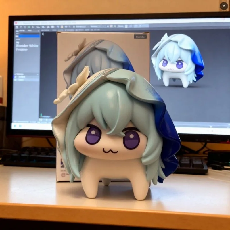 New Wuthering Waves Theshorekeeper Doro Q-Version Mini Figure Cute Anime Collectible Desktop Decor Model Ornament Toy Gift