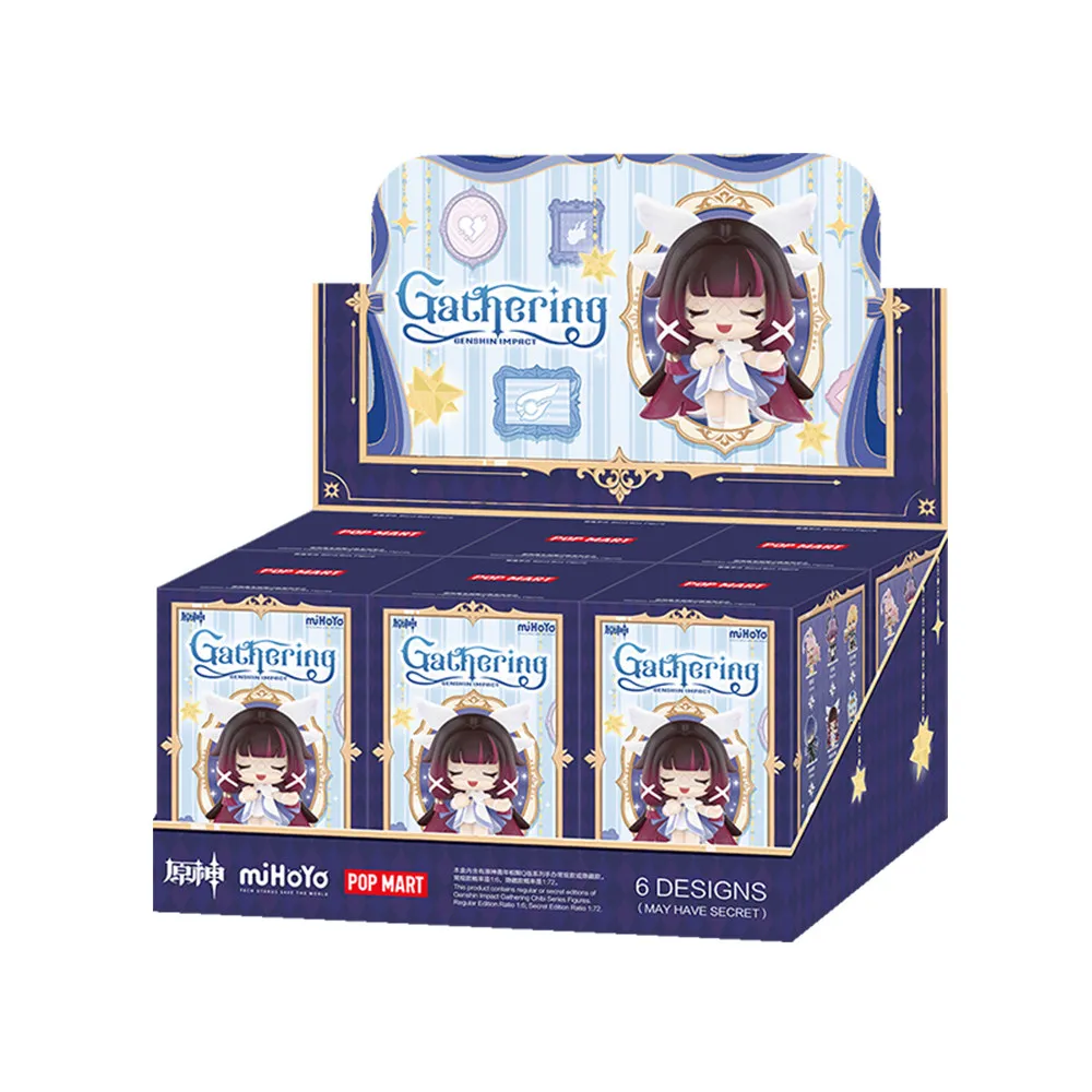 POPMART Genshin Impact New Year Gathering Q Version Series Blind Box Guess Bag Mystery Box Toys Doll Cute Anime Figure Desktop - Image 14