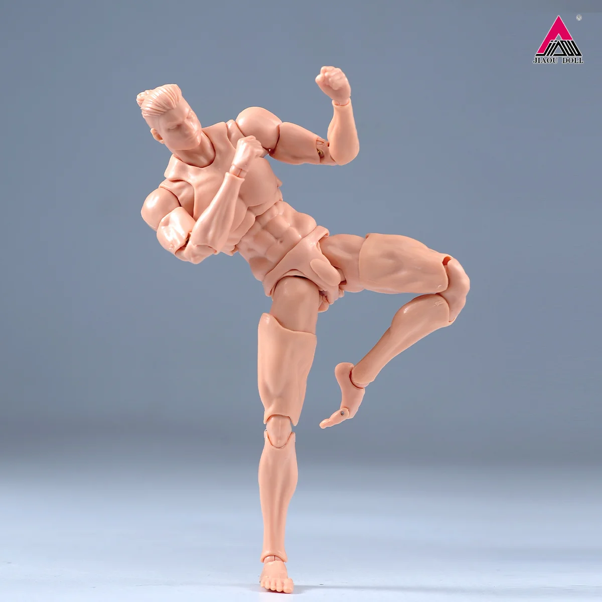 1/12 Scale Male Super Flexible Joint Body 16cm White Yello Black Action Figure Muscle Articulated Body Doll - Image 4
