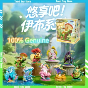 New Genuine Funism Eevee Slow Enjoy V3 Series Mystery Box Anime Figure Kawaii Sylveon Eevee Model Decoration Collection Toy Gift
