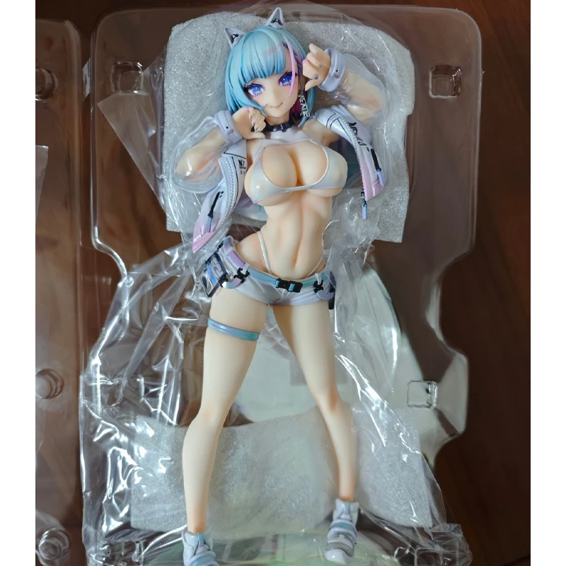 In Stock 26.5cm Bibi Buttons Near Future Cat Miu 1/6 Anime Figure Decoration Action Model Collection Statue Birthday Toys Gifts