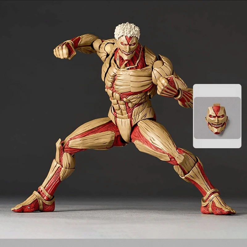 Kaiyodo Attack on Titan The Female Titan Annie Leonhart Revoltech Yamaguchi Anime Action Figures Figurine Ko Model Toys Gift - Image 5