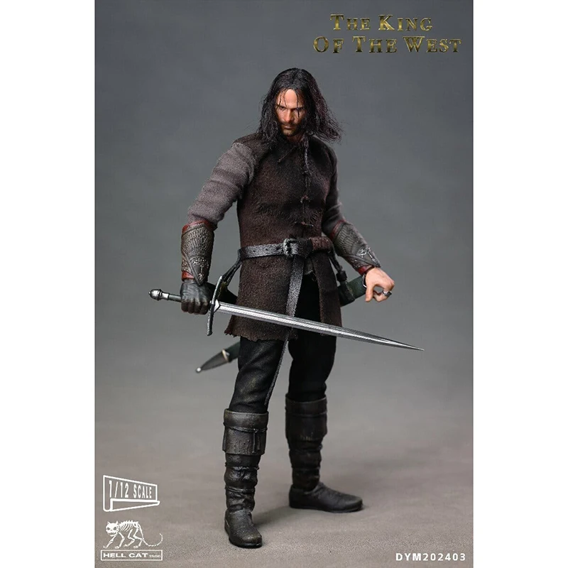 Original Hell Cat Studio 1/12 The King of the West 3rd party Aragorn DYM202403 Anime Action Collection Figures Model Toys Gifts