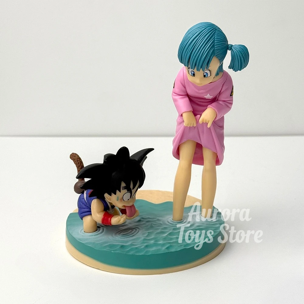 16cm/6.3in Anime Dragon Ball Z Figure Goku Bulma Action Figures Pvc Statue Desktop Ornamen Collection Model Toys Gifts