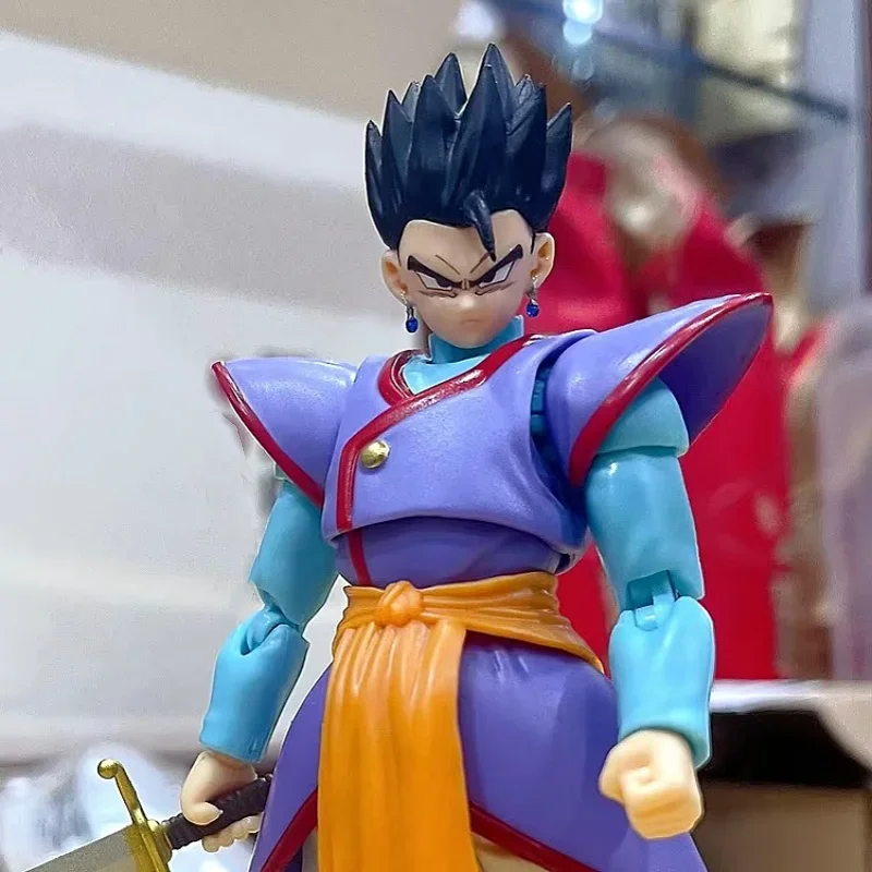 In Stock Dragon Ball Anime Figures Kaioshin Son Gohan Action Figure Supreme Kai God of Creation Shf Pvc Model Desktop Decoration - Image 3