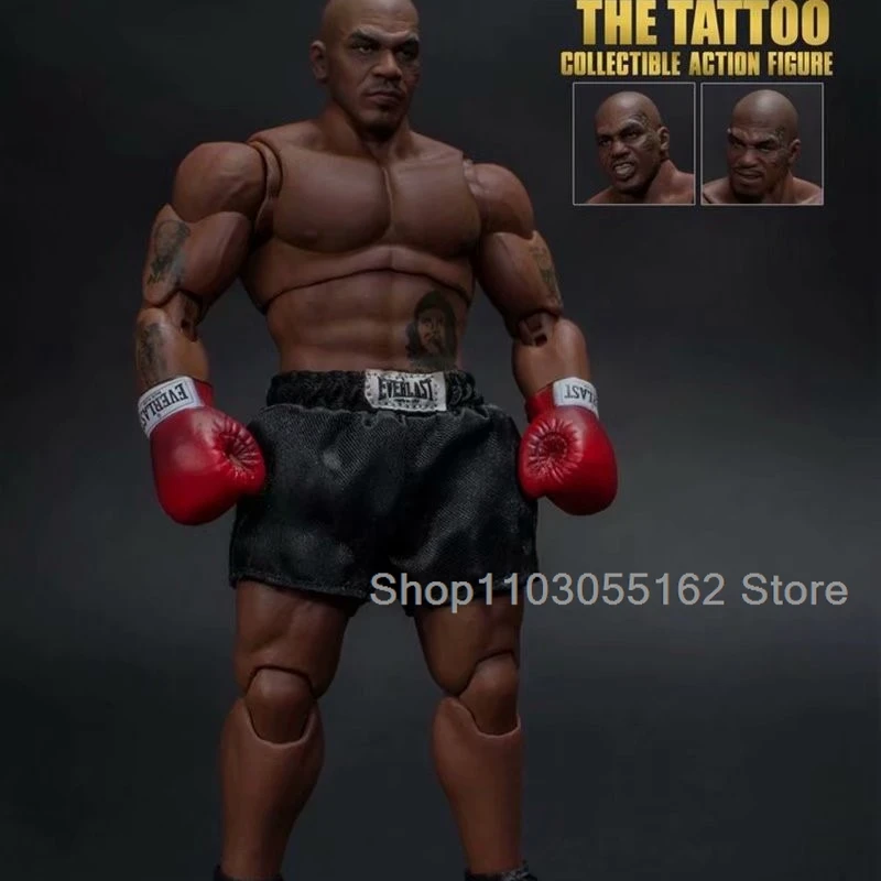 3 Head Face Storm Toys Boxing Boxer Champion Mike Tyson Final Round Mike Tyson Action Figure Collectible Model Toy Birthday Gift
