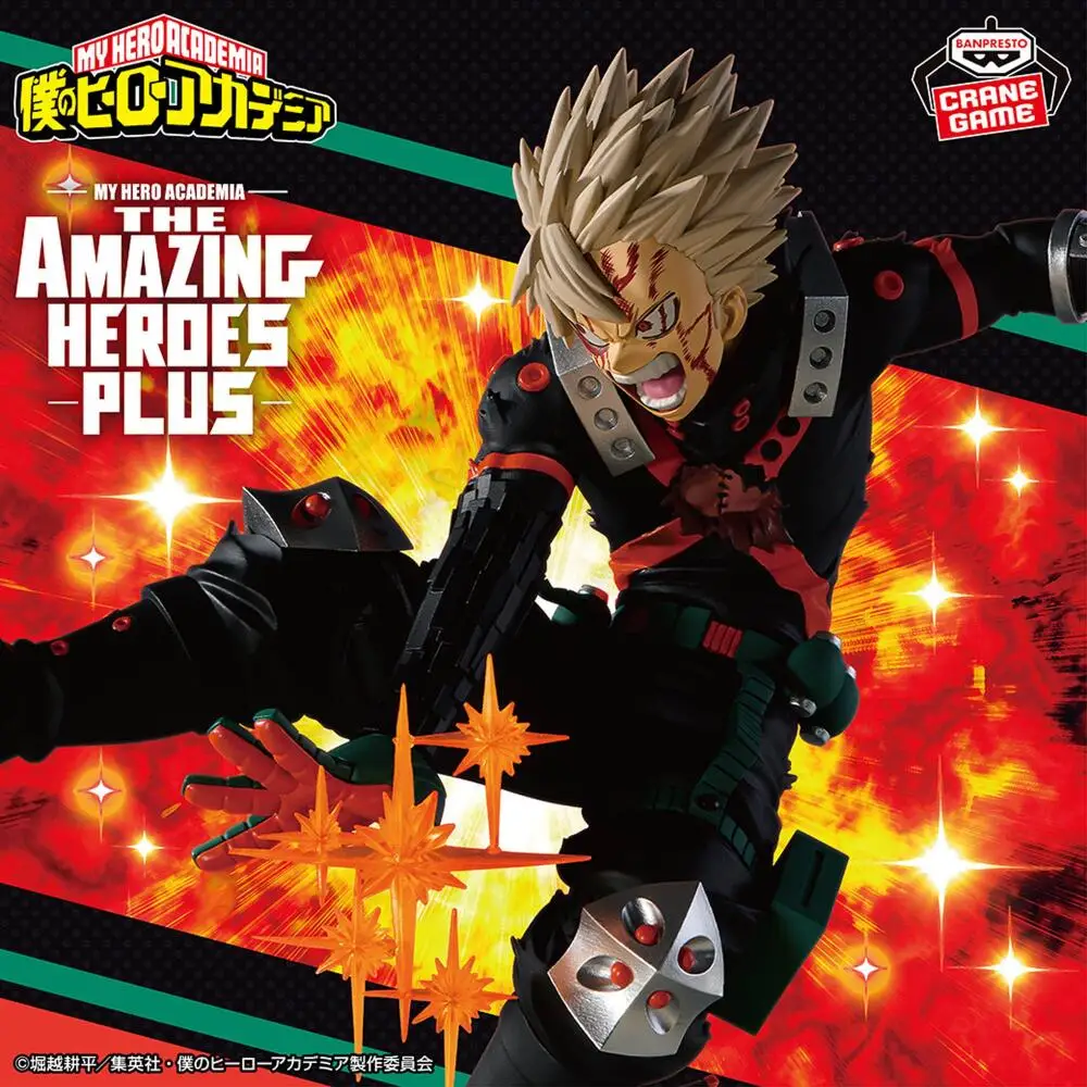 In Stock BANPRESTO THE AMAZING HEROES PLUS My Hero Academia Izuku Midoriya Shoto Todoroki Katsuki Bakugo Figure Anime Model Toy - Image 4