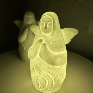 Goddess Statues Zelda Props Hylians Hyrule Statue Anime 3D Night Light Shrine Statue Gifts for Gamers Room Decoration