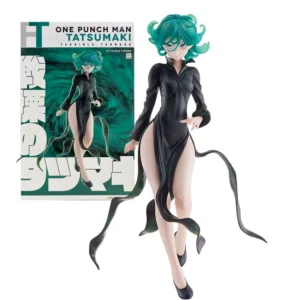20CM TERRIBLE TORNADO Saitama Figure Anime One-Punch Man Cool Cute Desktop Golf Model Toy Gift Collection Ornaments PVC