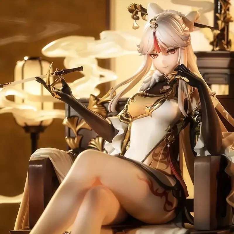 Genshin Impact Ningguang Anime Action Figure Collectible Model Doll Toys with Zhongli Klee Paimon for Fan Figurine Collection - Image 3