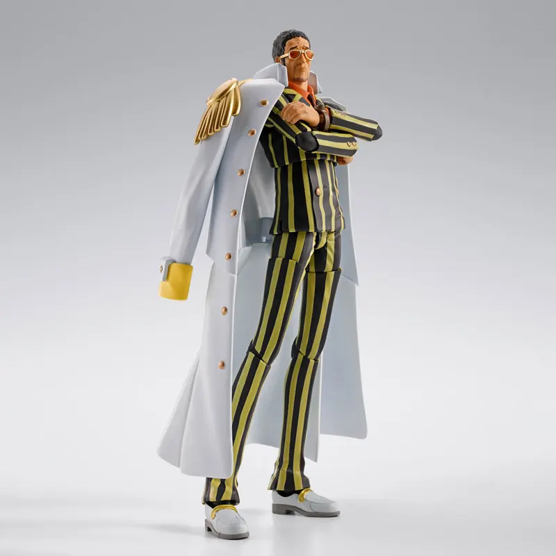 Bandai Shf Borsalino Action Figures One Piece Anime Toys Dracule Mihawk Action Model Doll Original Box in Stock - Image 6