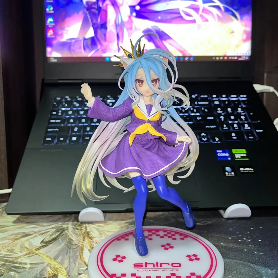 Anime NGNL No Game No Life White 18.5CM Shiro PVC Model Action Figures Model Collection Ornament Toy Holiday Gift In stock Hot - Image 3