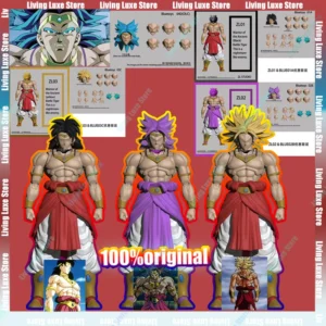ZL Studio Dragon Ball Shf Thin Broly Ancient Tiger Warrior Nightmare Enemy 7 Inches Action Figurine Collectible Model Toys Gift